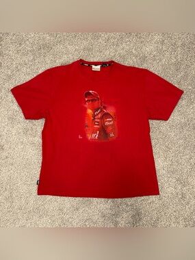 Dale Earnhardt Jr 2006 Chase Authentics Red Nascar Graphic Short Sleeve Tee